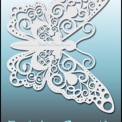 Full Size Bad Ass Stencil 6098